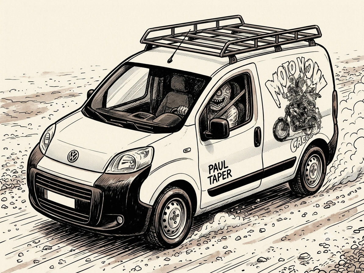Furgón Motornow Cargo en acción
